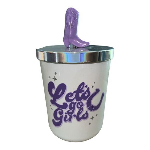 DW HOME Let’s Go Girls Prickly Pear Western Cowgirl Cowboy Rodeo Scented Candle - Picture 1 of 5